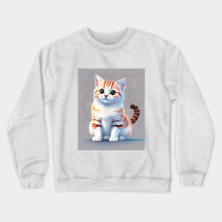 Fall in love with our adorable Cute Little Kitty T-shirt Crewneck Sweatshirt